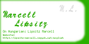 marcell lipsitz business card